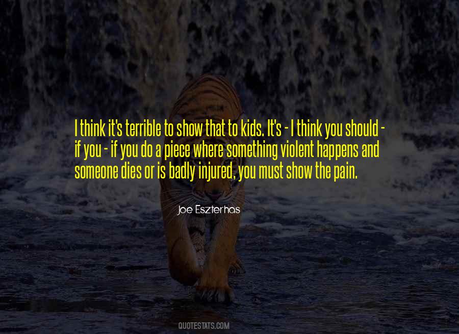 Show No Pain Quotes #313188