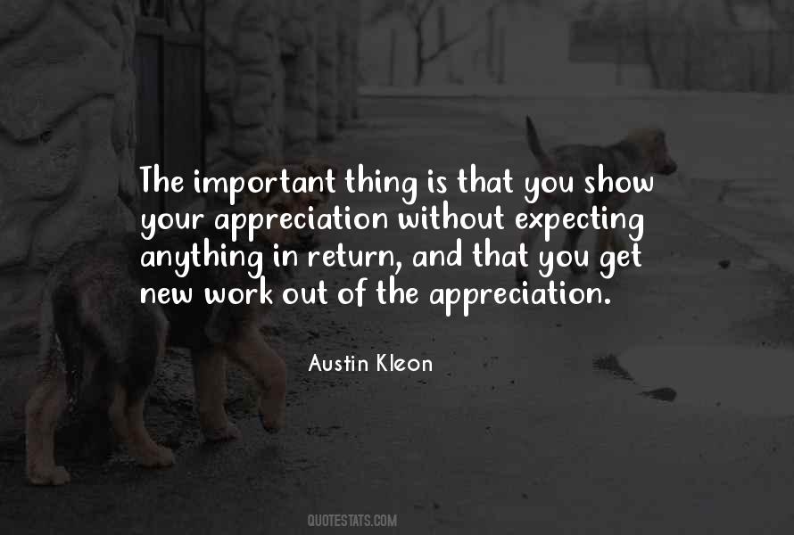 Show Your Appreciation Quotes #1100565