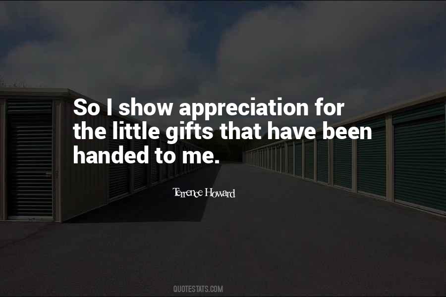 Show Your Appreciation Quotes #1840783