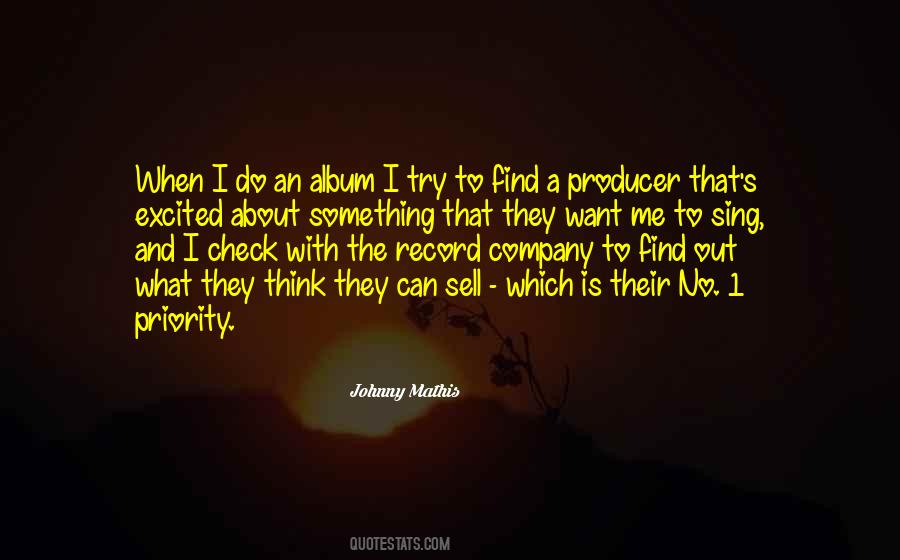 Quotes About Johnny Mathis #789708