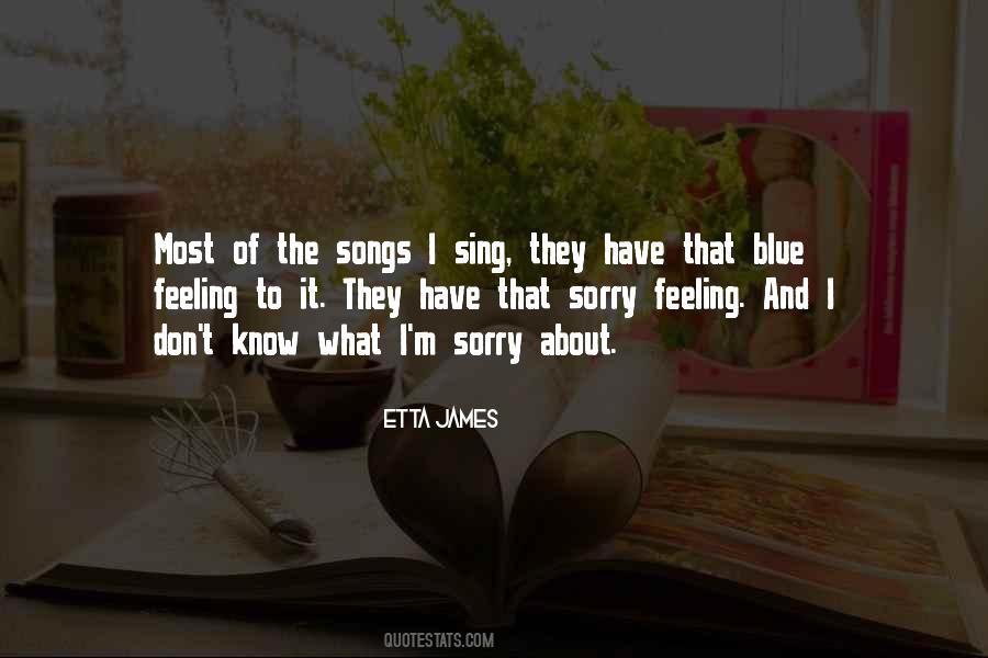 Quotes About Etta James #1742212