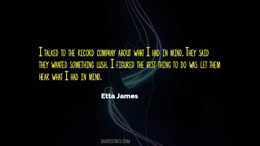 Quotes About Etta James #37947