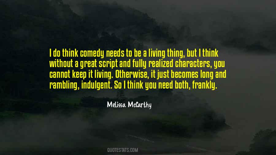 Quotes About Melissa Mccarthy #1157973