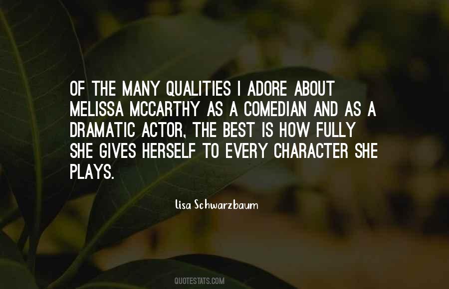 Quotes About Melissa Mccarthy #36628