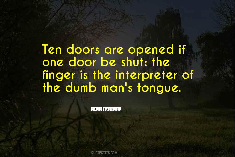 Shut Doors Quotes #1316024
