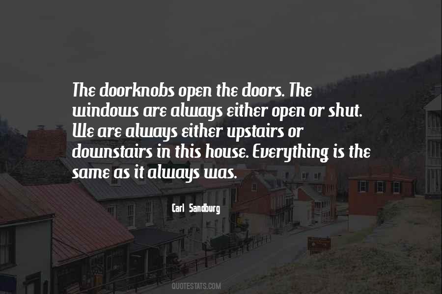 Shut Doors Quotes #1450987