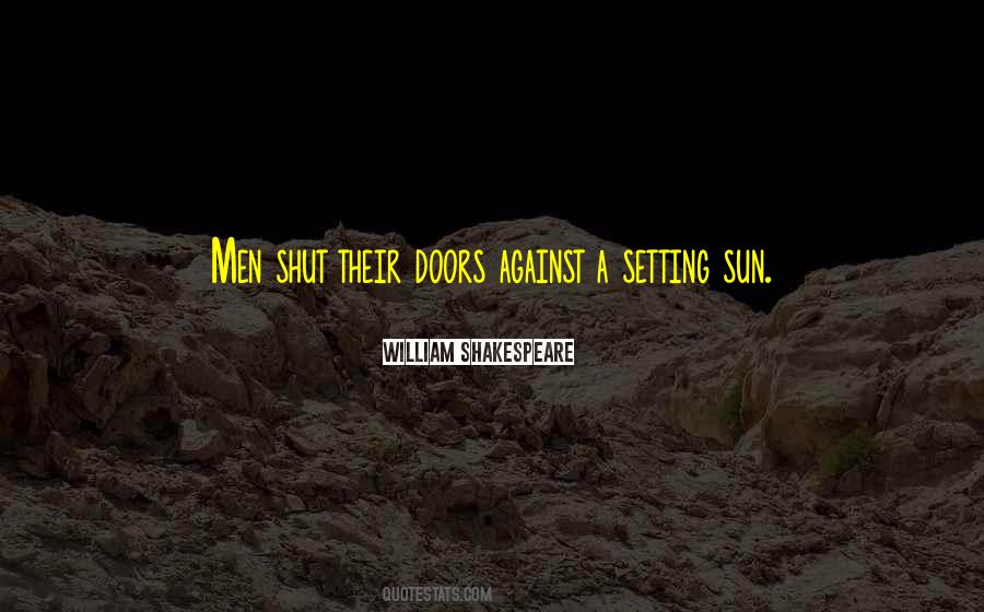 Shut Doors Quotes #1523900