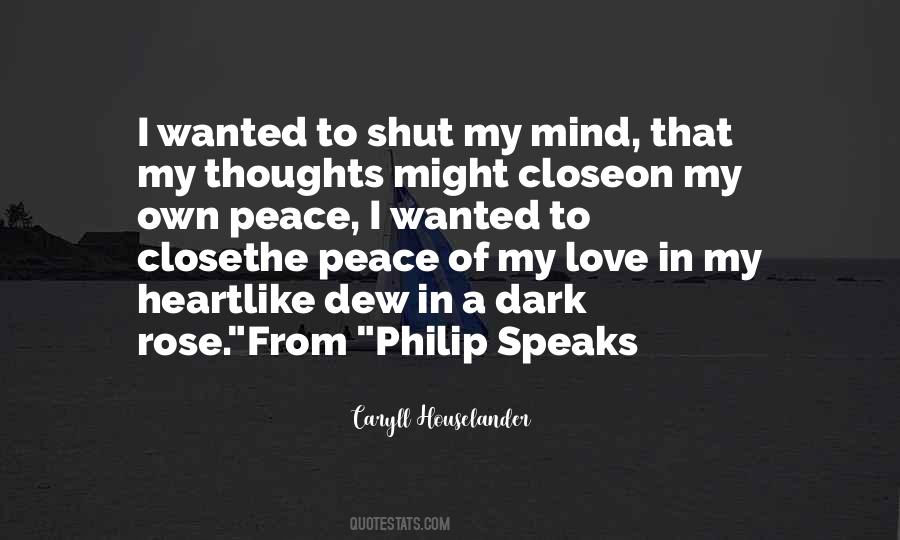 Shut My Mind Off Quotes #41605