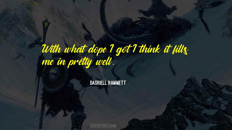 Quotes About Dashiell Hammett #989326