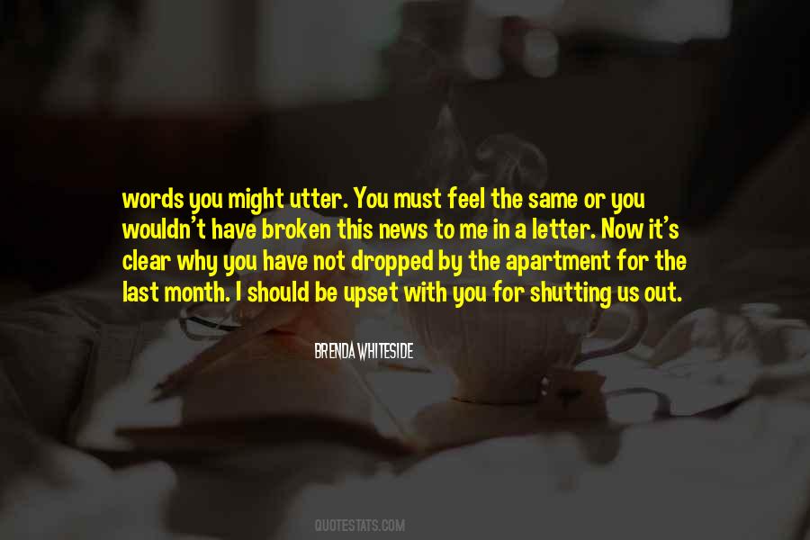 Shutting You Out Quotes #1094905