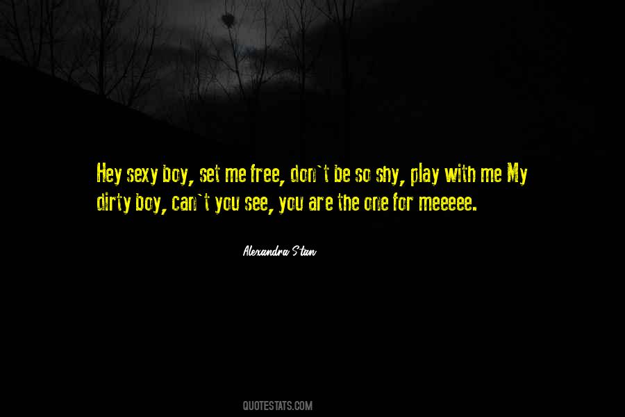 Shy Boy Quotes #1696624