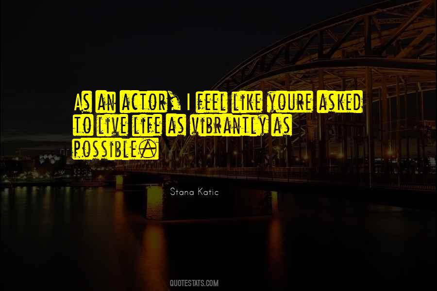 Quotes About Stana Katic #591329