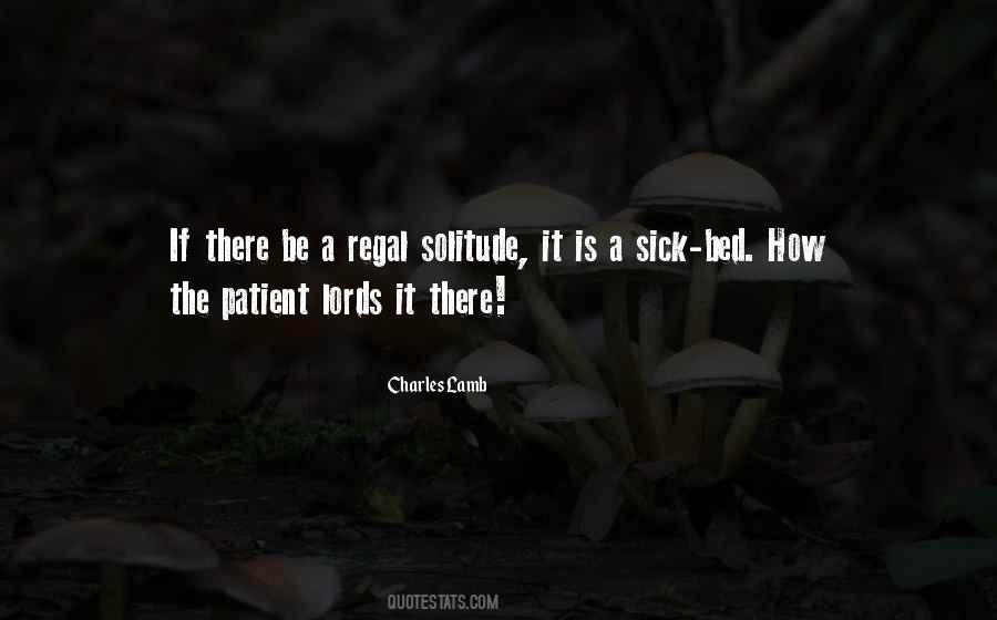 Sick Bed Quotes #438216
