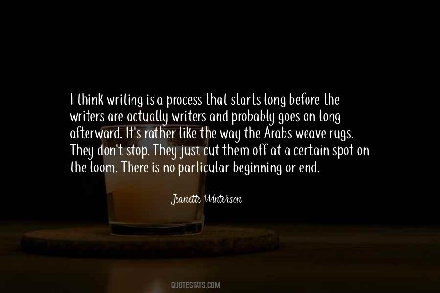 Quotes About Beginning Writers #1249258