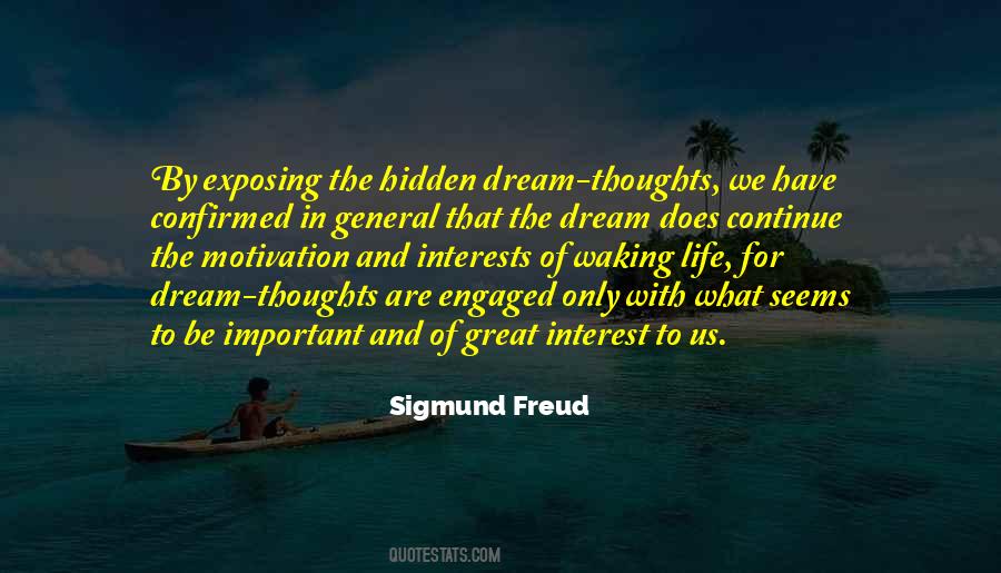 Sigmund Freud Dream Quotes #595075