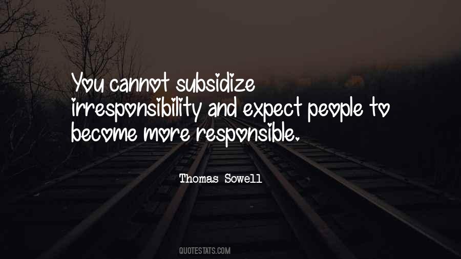 Quotes About Subsidize #1029405