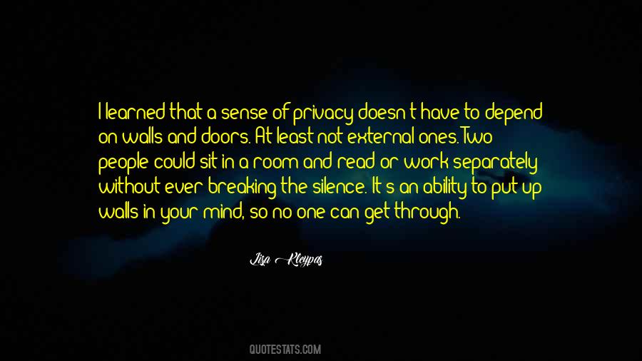 Quotes About Breaking The Silence #1716875
