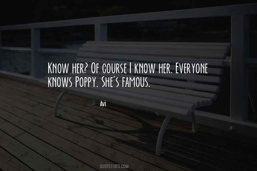 Quotes About Poppy #406101