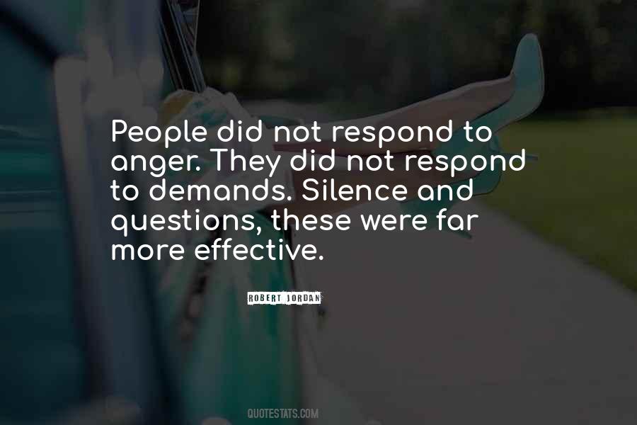 Silence And Anger Quotes #1806910
