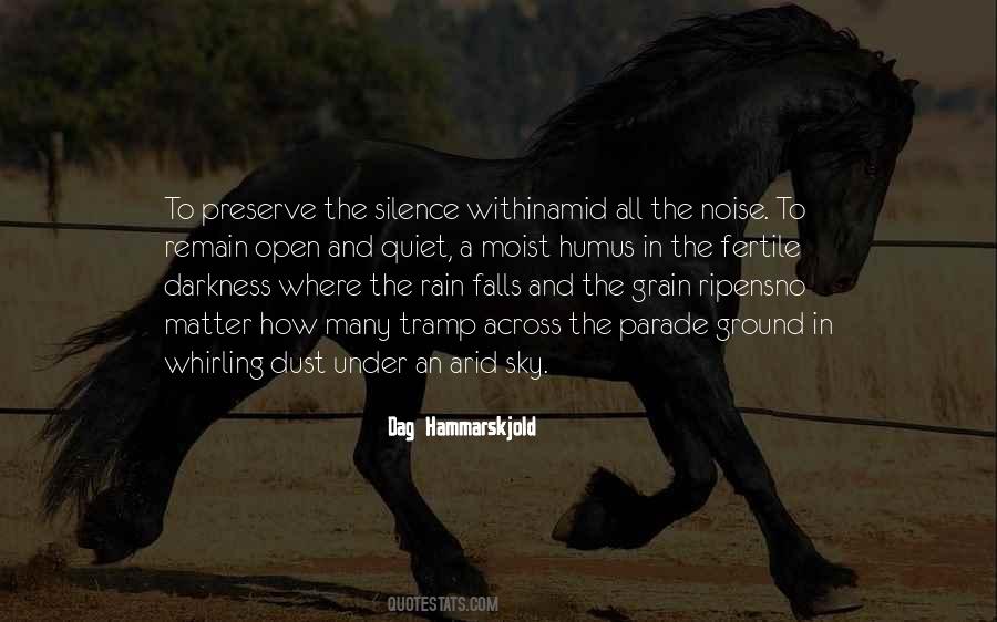 Silence And Darkness Quotes #812983