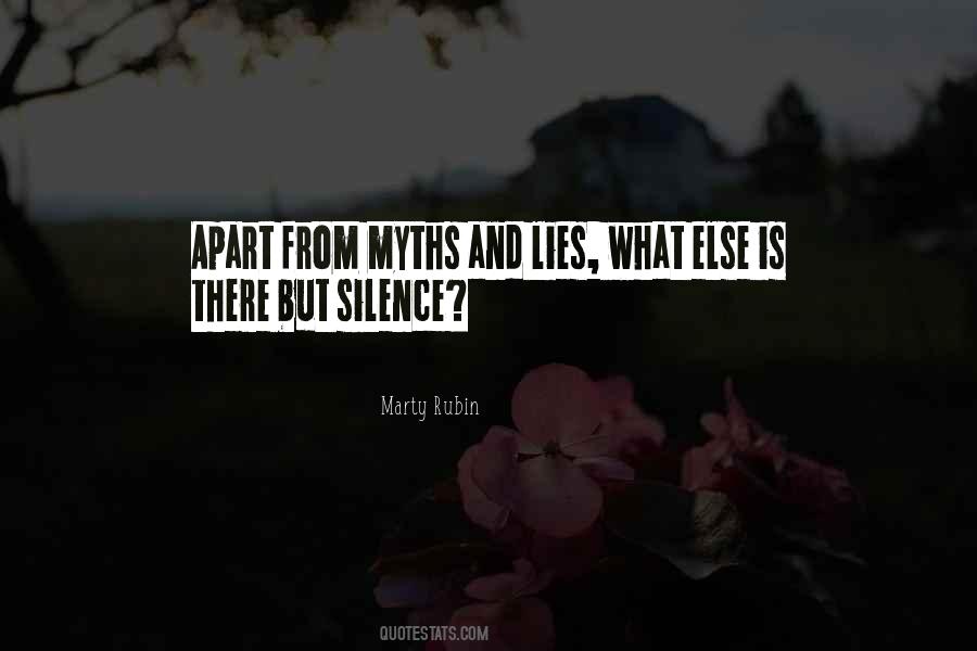 Silence And Lies Quotes #1110779