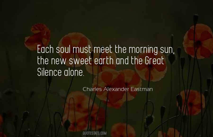 Silence In The Morning Quotes #452838