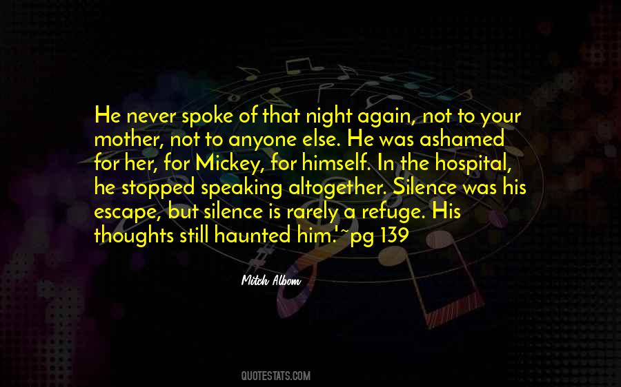 Silence In The Night Quotes #1156104