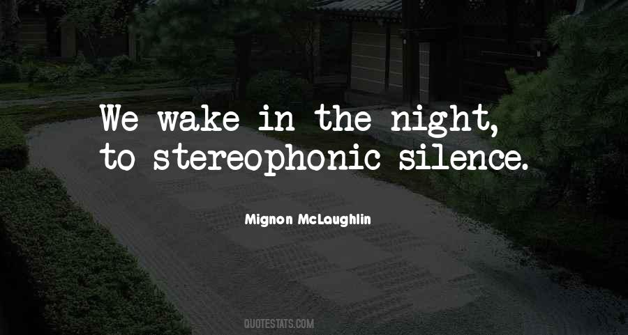 Silence In The Night Quotes #865957