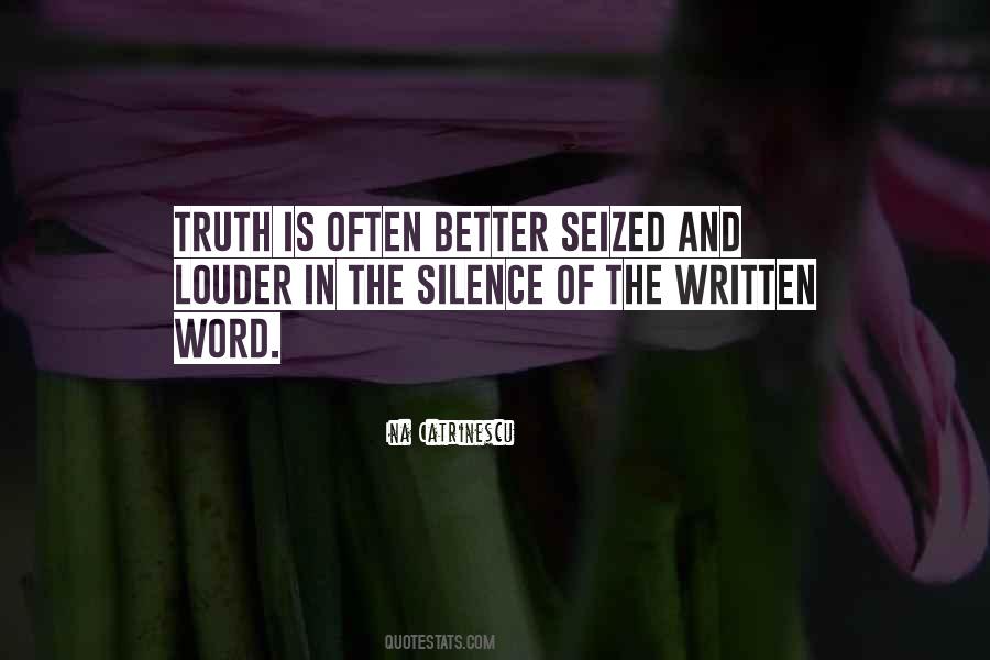 Silence Is Better Quotes #14652