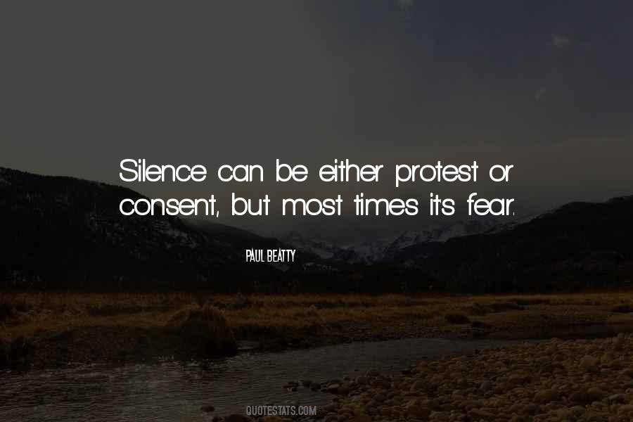 Silence Is Consent Quotes #740829