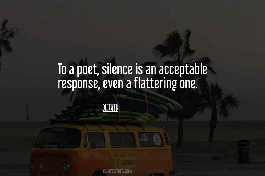 Silence Is The Best Response Quotes #1333440