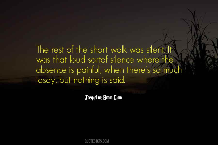Silence Painful Quotes #99328