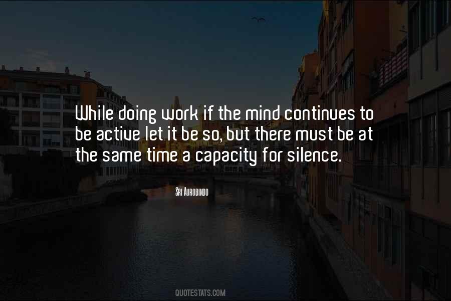 Silence The Mind Quotes #165910