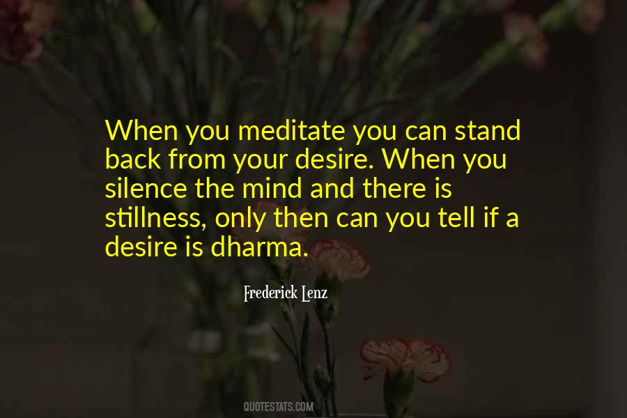 Silence The Mind Quotes #40699