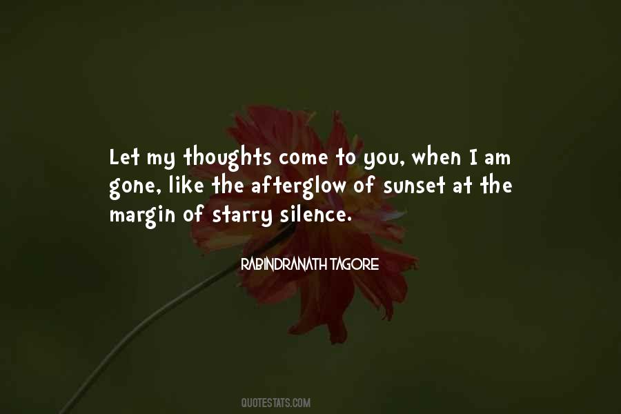 Silence Thoughts Quotes #1084805