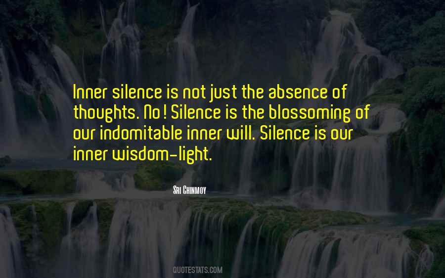 Silence Thoughts Quotes #1188650