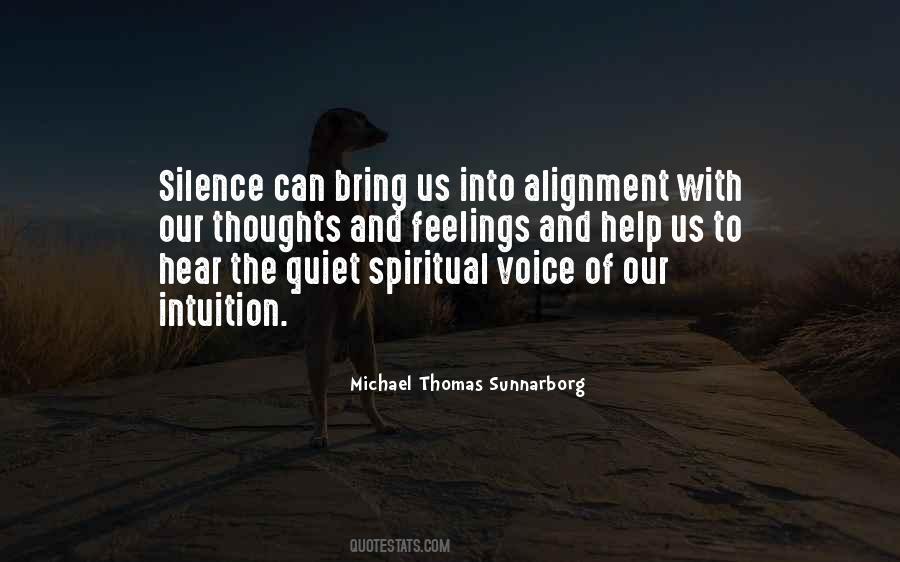 Silence Thoughts Quotes #1640743