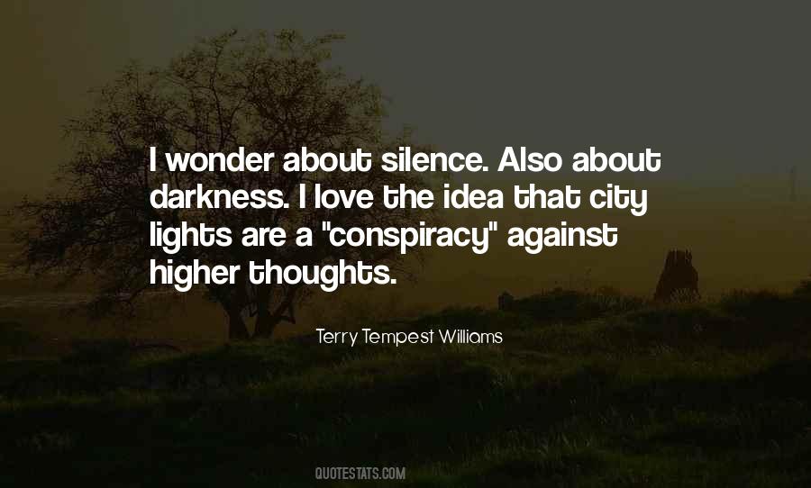 Silence Thoughts Quotes #1642243