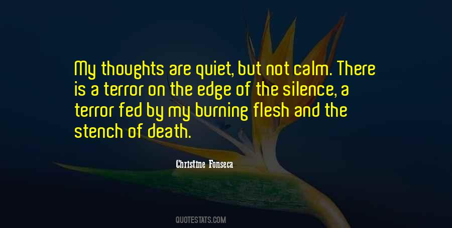 Silence Thoughts Quotes #292128