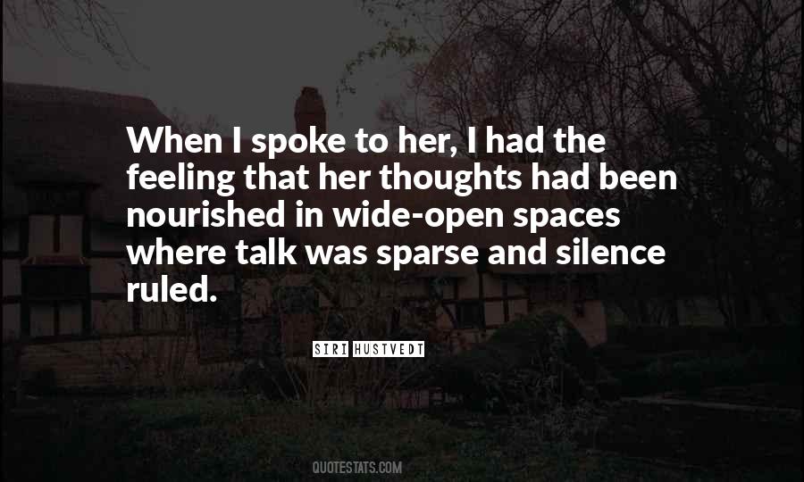 Silence Thoughts Quotes #717253