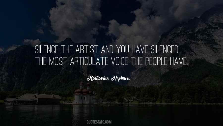 Silenced Voice Quotes #1800138