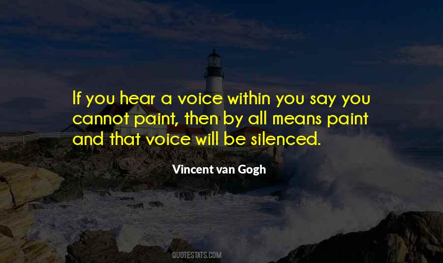 Silenced Voice Quotes #514201