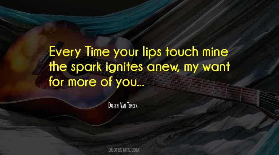 Quotes About A Lovers Touch #1114023