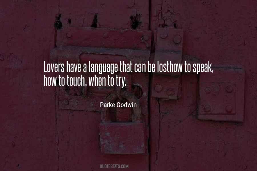 Quotes About A Lovers Touch #1163118