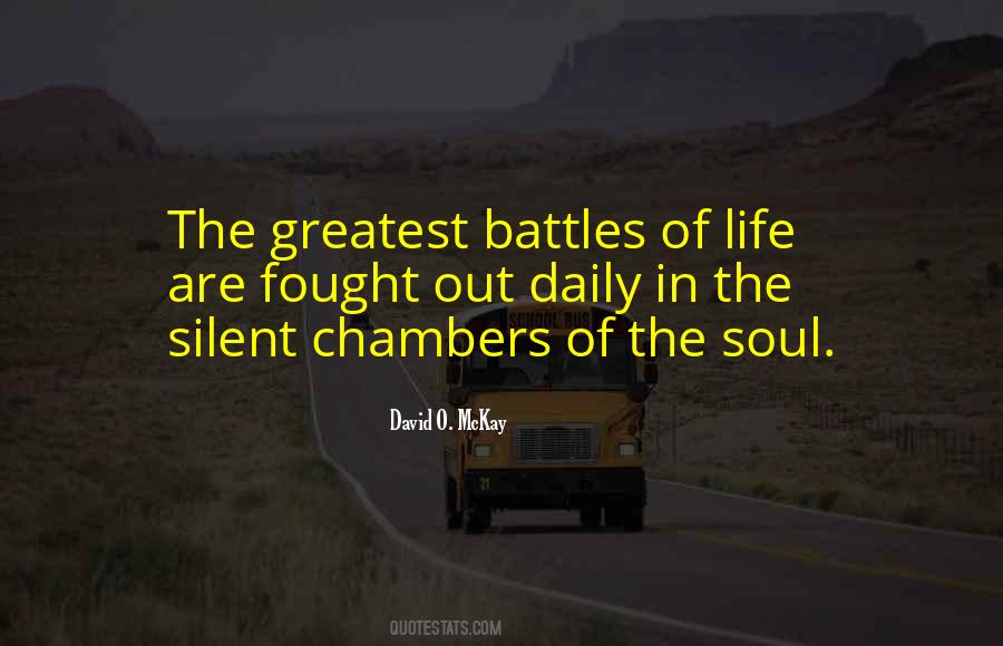 Silent Battles Quotes #1013963