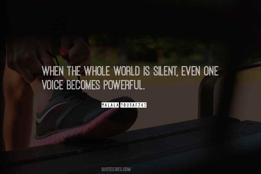 Silent But Powerful Quotes #203628