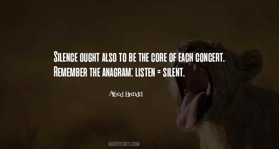 Silent Listen Quotes #348602