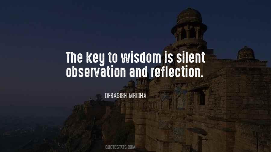 Silent Observation Quotes #1552422