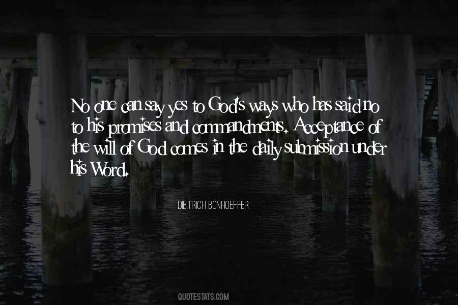 Quotes About Submission To God #795965