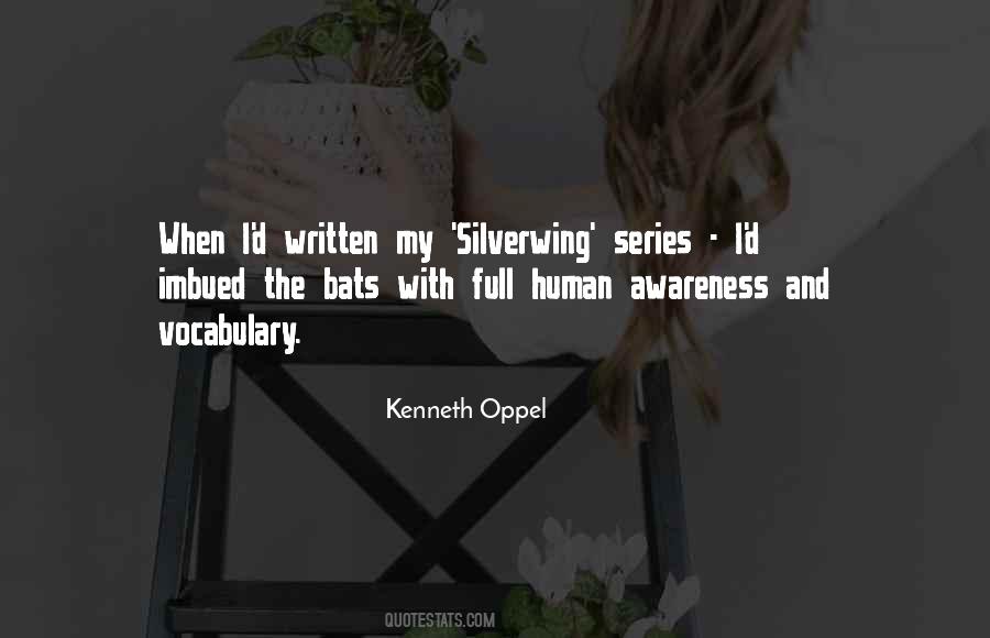 Silverwing Kenneth Oppel Quotes #405398